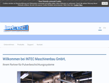 Tablet Screenshot of intec-do.de